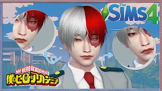 THE SIMS 4  CREATE A SIM  TODOROKI SHOTO   LINK DOWNLOAD CC 🔥❄ [upl. by Lorrayne]