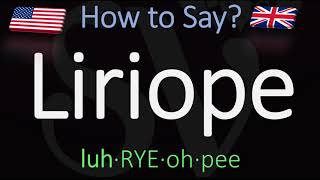 How to Pronounce Liriope CORRECTLY Meaning amp Pronunciation [upl. by Isabea]