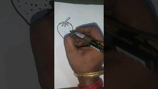 Easy Strawberry Drawing drawing drawingtutorial easydrawing viralvideo shorts Strawberry [upl. by Donoghue792]