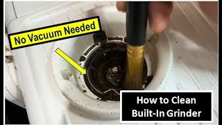 quotNo Vacuum Neededquot How to Clean the Builtin Grinder  Breville Espresso Machine [upl. by Anitnatsnoc]