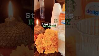 Starbucks Fall Drink DIY 🍂🍁fall autumn starbucks [upl. by Alleda]