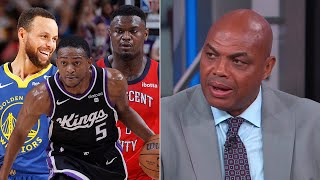 Inside the NBA reacts to Warriors amp Blazers amp Pelicans vs Kings Highlights [upl. by Sices]