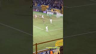 Juve Stabia Cerignola la rete del vantaggio firmata Adorante [upl. by Tate]