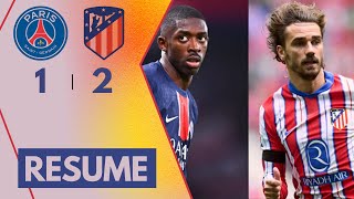 PSG vs Atlético Madrid Resume Highlight [upl. by Pelag]