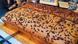 Chocolate Giant Castella Cake  Korean Street Food  Street Food Fest 2 [upl. by Wahlstrom]