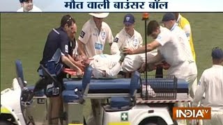 Australian Cricketer Phillip Hughes Dies Being Hit by Ball During Match [upl. by Anoo]