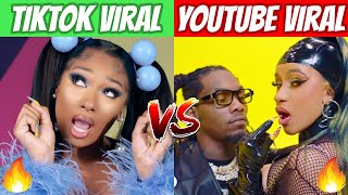 SONGS THAT WENT VIRAL ON TIK TOK vs SONGS THAT WENT VIRAL ON YOUTUBE 2021 [upl. by Adaminah]