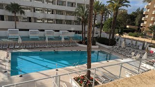 Hotel Globales Panama Palmanova Majorca Double Room with pool view May 2023 [upl. by Nyleaj]