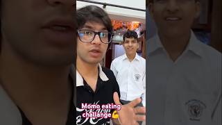 momos eating challene souravjoshivlogs funnyfunnyshortfeed [upl. by Ecnaled]