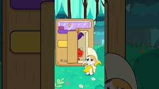 LIKE to SAVE HAPPY CAT at night GARTEN OF BANBAN dont want Banana to sleep short Animation [upl. by Oirasor]