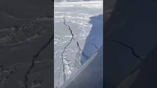 Breaking the Ice The Icebreakers Mighty Bow in Action shortvideo icebreaking ice arctic ships [upl. by Karab]