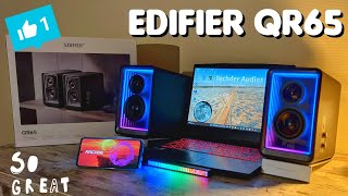 Edifier QR65  Review amp Soundtest quotBEAUTIFUL 3D LED EFFECT  GOOD AUDIOquot [upl. by Geno148]