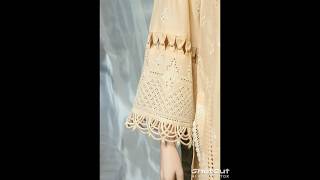 New Sleeves Design With Lace Work💛💛 youtubeshorts fashion dress latest sleevesdesign [upl. by Isnyl386]