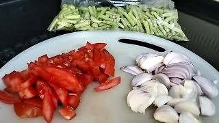 Adobong sitaw na may Kamatis 😋 yummy food vegetable [upl. by Caria403]