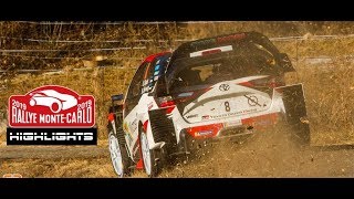 WRC Rally MonteCarlo 2019  BEST OF Action amp Mistakes amp Flatout [upl. by Alleinad]