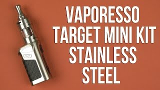 Распаковка Vaporesso Target Mini Kit Stainless Steel [upl. by Adnicul]