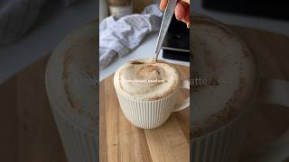 Pumpkin spiced latte recipe ☕️💫 coffee pumpkinspice latte coffeerecipe drink easyrecipe [upl. by Neetsuj886]