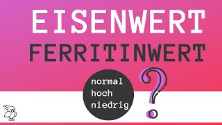 ❓IST DEIN EISENWERTFERRITINWERT ZU HOCH NORMAL ODER ZU NIEDRIG❓NormwerteUrsachenBehandlungen [upl. by Somerset255]