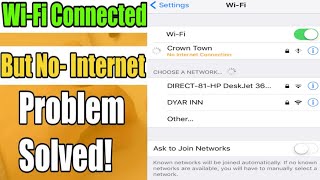 How To Fix WiFi Connected to Device Cant Provide Internet Issue  WiFi Connected but no Internet [upl. by Boudreaux194]