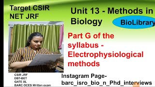 Patch Clamp Technique  CSIRICMRDBT GATE csirnetlifesciences science phd molecularbiology [upl. by Theron]