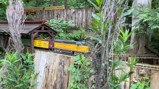 【Outdoor】奥马哈仿真火车城 Train in Lauritzen Gardens Omaha Nebraska [upl. by Belinda]