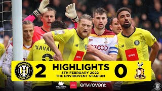 Harrogate Town 20 Bradford City Highlights [upl. by Ettecul]