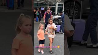 Apun Jhukega Nahi Australian Pushpa david warner snapped with cute kids pushpa davidwarner shorts [upl. by Alliscirp]