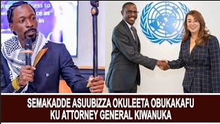 Ssemakadde asuubizza okuleeta obukakwfu ku Attorney General Kiwanuka [upl. by Barnabas447]