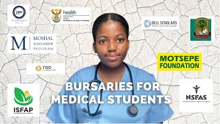 BURSARIES amp SCHOLARSHIPS FUNDING MEDICAL STUDENTS IN 2023 [upl. by Hapte]