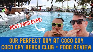 Perfect Day at Coco Cay 2022  Royal Caribbean Coco Beach Food Review  Is It Worth the Price [upl. by Arliene]