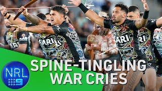 The best war cries youll see  NRL on Nine [upl. by Lussi]