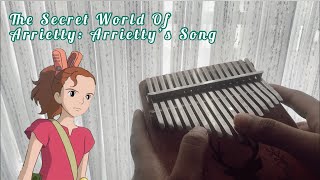 BEGINNER The Secret World Of Arrietty Arrietty’s Song  Kalimba Cover Easy Tutorial [upl. by Niawd]