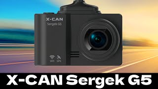 Видеорегистратор с GPS Информатором XCAN Sergek G5 GPS WiFi [upl. by Corel]