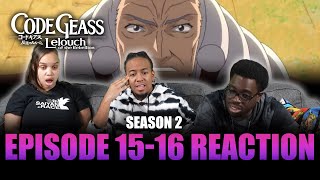 The Cs World  Code Geass S2 Ep 1516 Reaction [upl. by Anyrb]