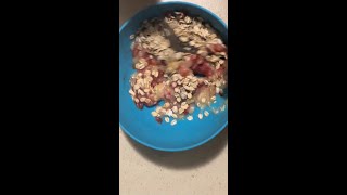 HOW TO MAKE AIR FRY STRAWBERRY OATS AT HOME [upl. by Cirred]