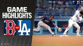 Red Sox vs Dodgers Game Highlights 71924  MLB Highlights [upl. by Dlorah]