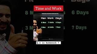 Time and Work Trick  Maths for railway SSC Defence  Helpful For All Exam short mathstricks [upl. by Avot]