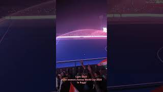 Light show Asian womens world hockey Cup in Rajgir 2024 [upl. by Rogers84]