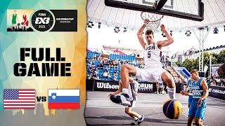 USA v Slovenia  Mens  Full Game  FIBA 3x3 U18 World Cup 2021  3x3 Basketball [upl. by Nrubliw]