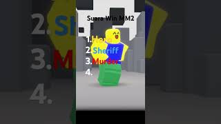 Suara Win MM2 mm2 roblox short murdermystery2 suara win mm2 [upl. by Orimisac]