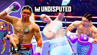 Gervonta Tank Davis Winning Belts Undisputed Gameplay Career Mode [upl. by Inman152]