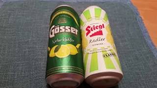 Stiegl vs Gösser Radler  Biertest [upl. by Jed]