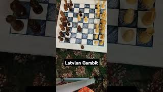 Latvian Gambit  White winCheckMate in 6 Moves easy chess traps and tricks chess shorts [upl. by Ecnav629]