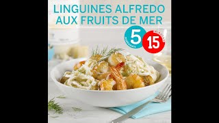 Linguines Alfredo aux fruits de mer [upl. by Case423]