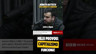 MILEI PROVOU QUE O CAPITALISMO FUNCIONA direita shorts forapt foraluladrao bolsonaro milei [upl. by Anuaek]