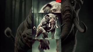 Hybrid Animal Fusion of Tiger and Elephant youtubechanel hybrid animals fusion hybrids facts [upl. by Idnak]