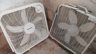 Pelonis and aerospeed box fan destruction [upl. by Yellah]