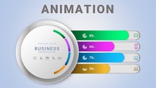 Learn ANIMATION  Business Workflow Diagram Infographic in Microsoft Office PowerPoint PPT [upl. by Jeanna]