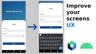 Design a high quality login screen with Jetpack Compose  UI Challenge [upl. by Sirc]