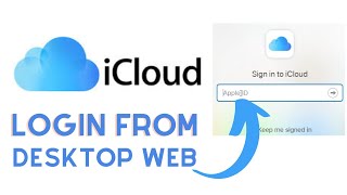 How to Login iCloud Account from Desktop PC Computer iCloud Login on Windows Web Browser [upl. by Ayanaj]